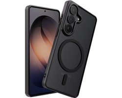 Hoesje Geschikt voor Samsung Galaxy S26 - Zwart - Geschikt voor MagSafe - Slank - Sterk - Shock proof