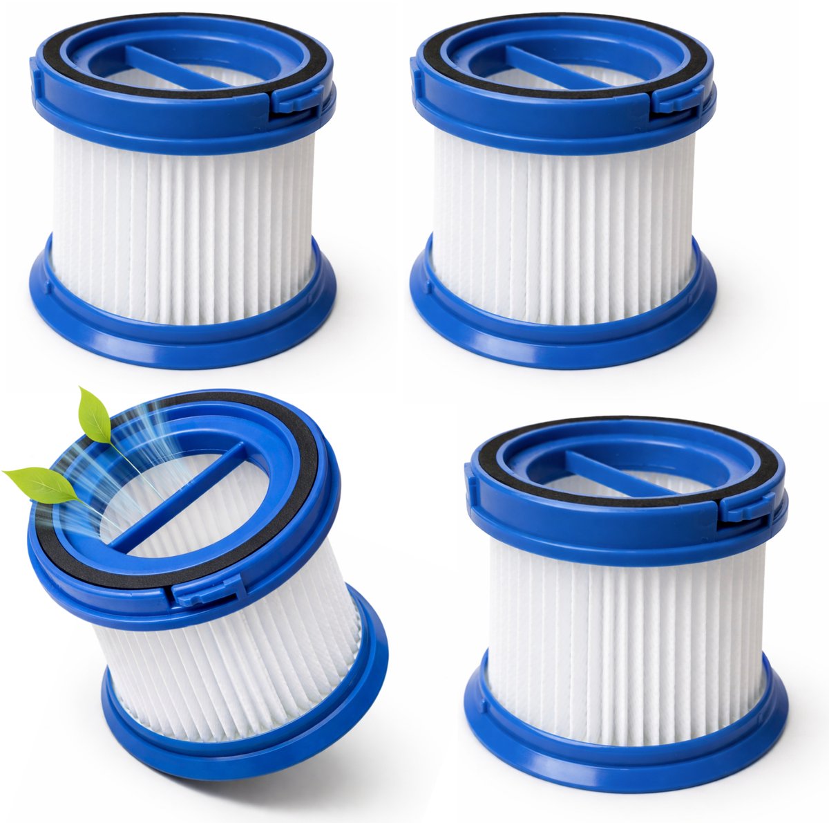 MYBOT Steelstofzuiger HEPA Filters - Geschikt voor E6 Advanced - 4 Stuks