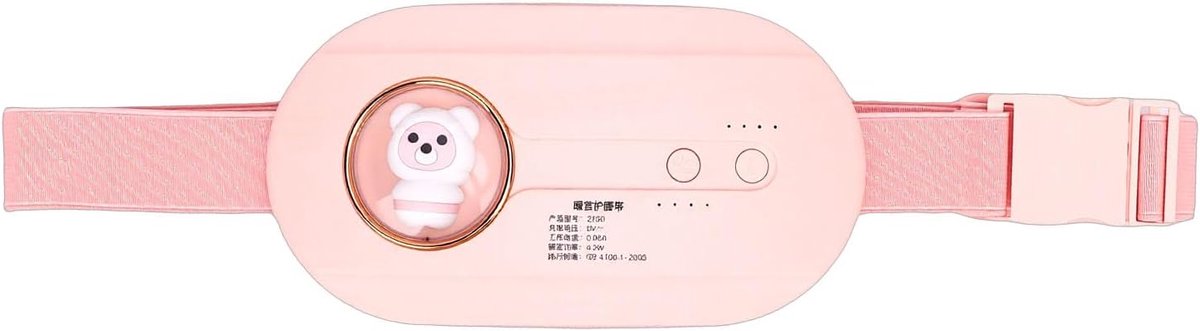 Verwarmingskussen Buik - Massage Riem - Menstruatie Verlichting - Draadloos Verstelbaar - 20 x 12 x 6 cm