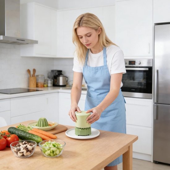 Fruit Juicer En Pers Apparaat Voor Sappen,Handmatige Voedsel Pers Met Droger - Voedseldroger Uitperser - Voor Thuis En Restaurant, Grillen Binnen En Buiten, Groente, Fruit, Dumplings, Salade — afbeelding 5