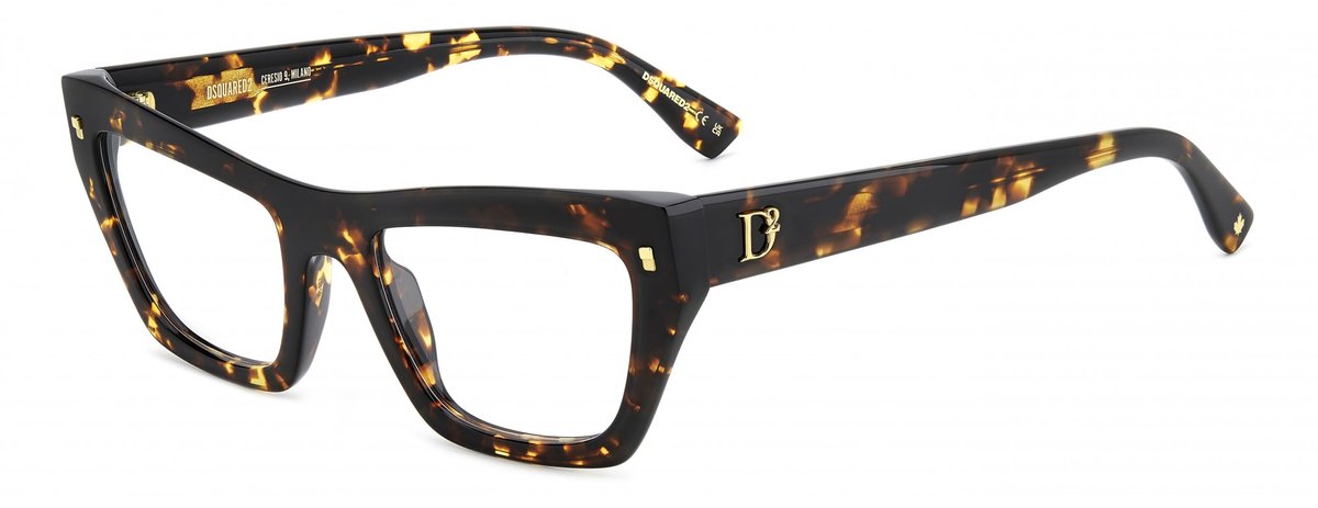 Dsquared2 D2 0153 Havana 52/20/145 WOMAN Brilmonturen