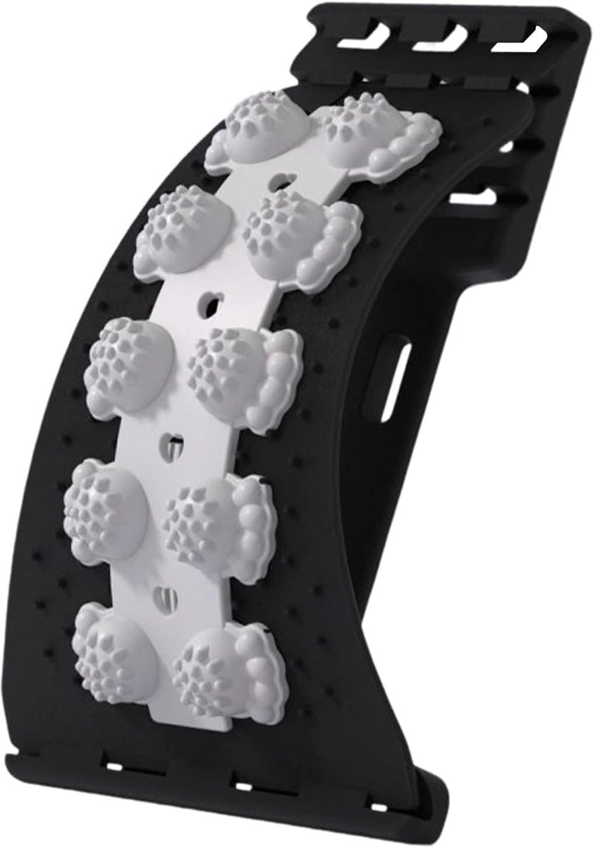 Rugdrager - Wervelkolom ondersteuner - Zenuwontspanning - 4-traps verstelbaar - 37 x 22 x 5 cm