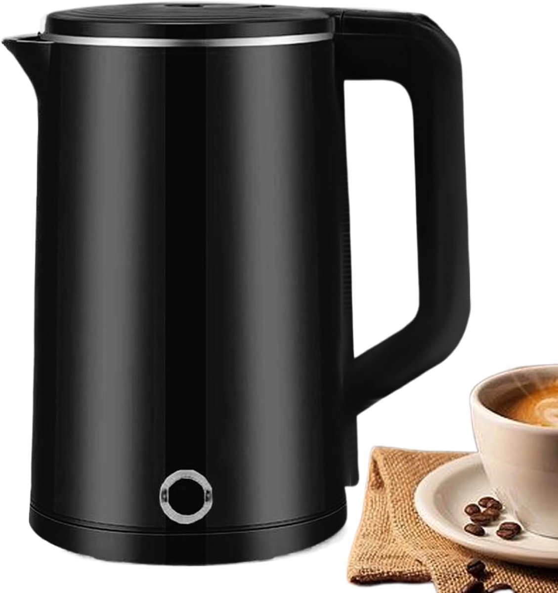 Elektrische Waterketel - Snelle Koker - Snel Water Koken - Automatische Uitschakeling - 2.3 Liter Capaciteit - Zwart