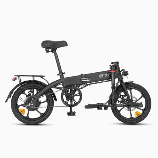 elektrische fiets - vouwfiets - DYU A1F PRO - opvouwbaar - 50/60 km bereik - inclusief tracker traceer systeem van Merkloos — afbeelding 4