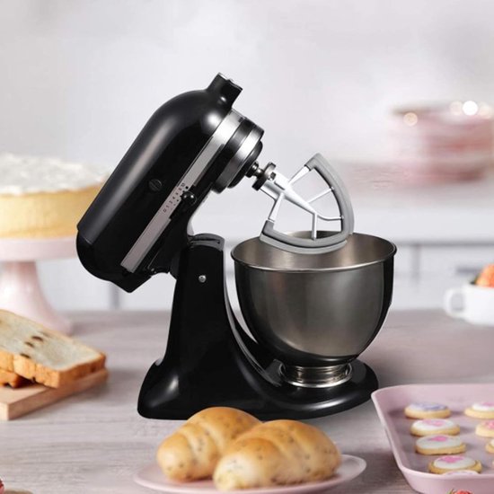 Keukenmixer Opzetstuk - Flexibele Randklopper - Bakken En Koken - Siliconen Komschraper - 16x155 cm — afbeelding 3
