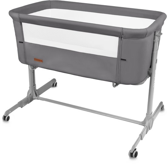 Kidwell-NALI-2-in-1 bijzetbedje-reisbedje-verstelbaar-beige