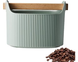 Uitklopbak Koffie - Knockbox - Afklopbak - Koffiedrab Emmer 1300ml - Met Afneembaar Klopstaa - Accesoires - Groente