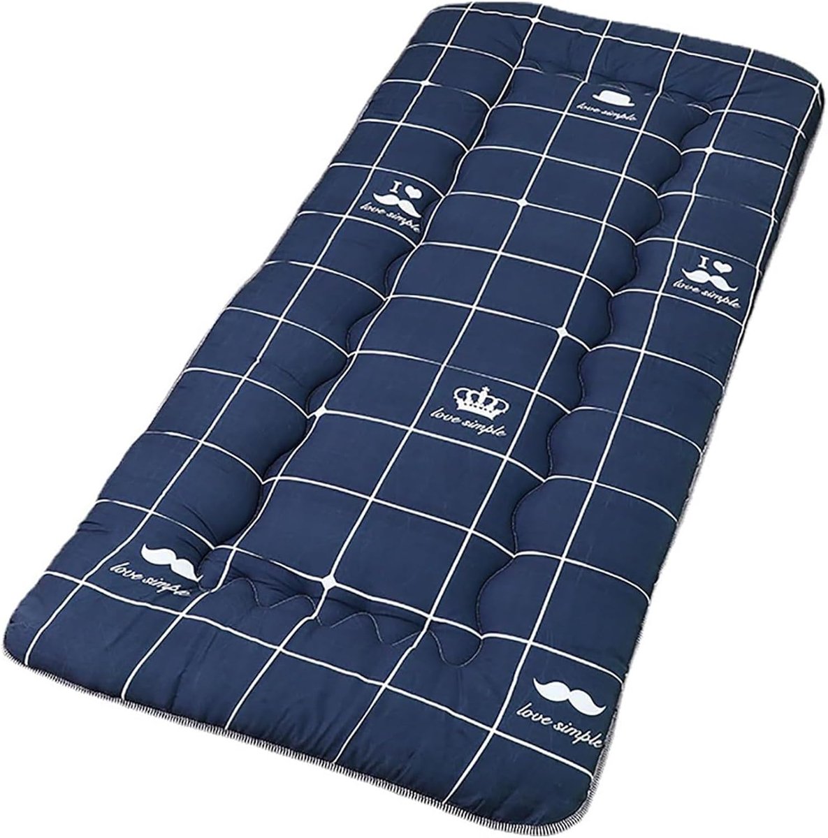 Japanse Tatami Matras - Vloermatras Futon - Slaapzalen Kamers - Opvouwbaar Flexibel Ontwerp - 90 x 190cm - Naturel