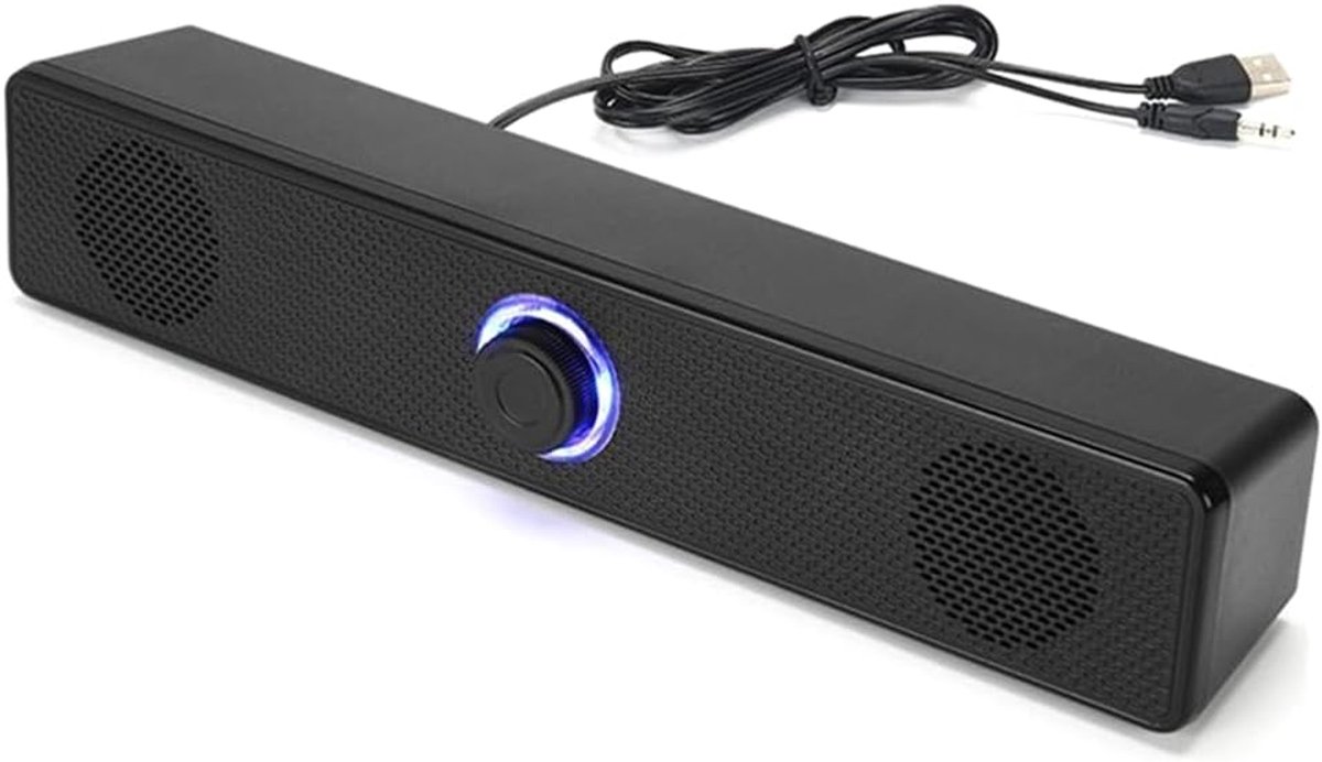 Draadloze Geluidsbalk - Bluetooth Speaker - Entertainment Systeem - USB Aangedreven - 31 x 8 x 7 cm - Zwart