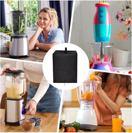 Ijsmachine Stofkap - Slush Machine Cover - Keuken Bescherming - Duurzaam Oxford Materiaal - 43x48x17cm - Zwart — afbeelding 5