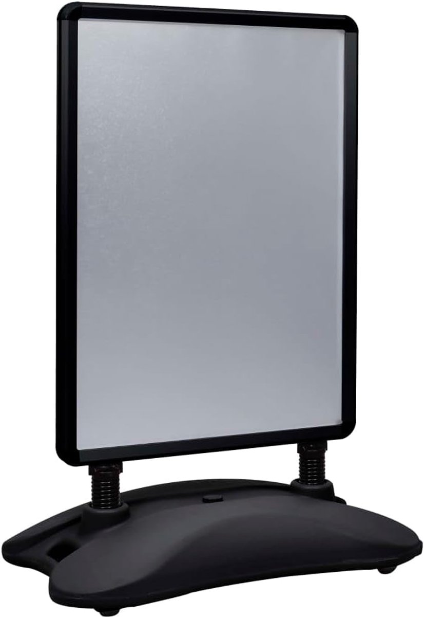 Posterstandaard A1 - Displayhouder - Reclame Tonen - Wateranker Stabiliteit - 78x48x113 cm - Zwart
