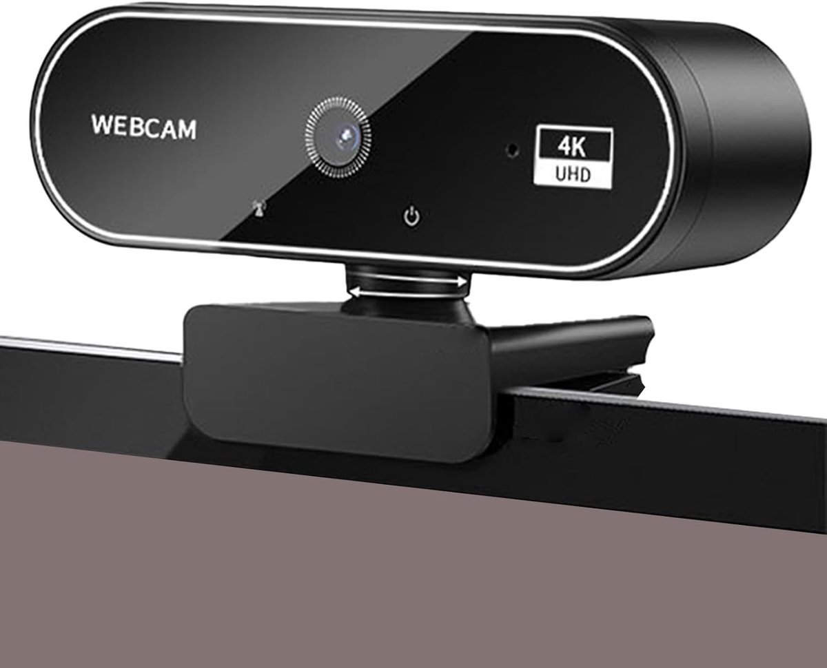 4K Streaming Camera - HD Webcam - Video Oproepen - Ingebouwde Microfoon - 120g Gewicht