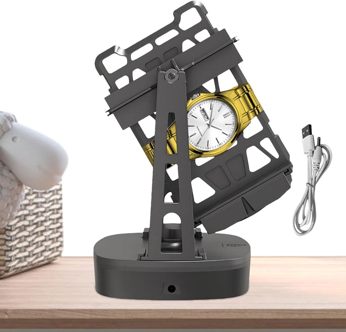 Horloge Opwindapparaat - Automatische Winder - Horloge Onderhoud - Stelt Datum Bij - 70x12x7.5CM