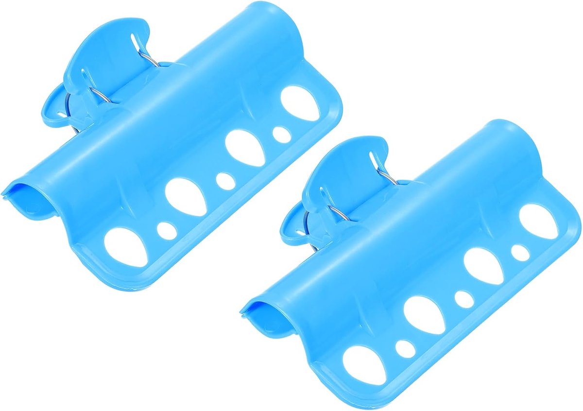 Grote Wasknijpers - Kleding Clips - Dekbed Vastzetten - 7 Gaten Ontwerp - 165 cm Lengte - Blauw