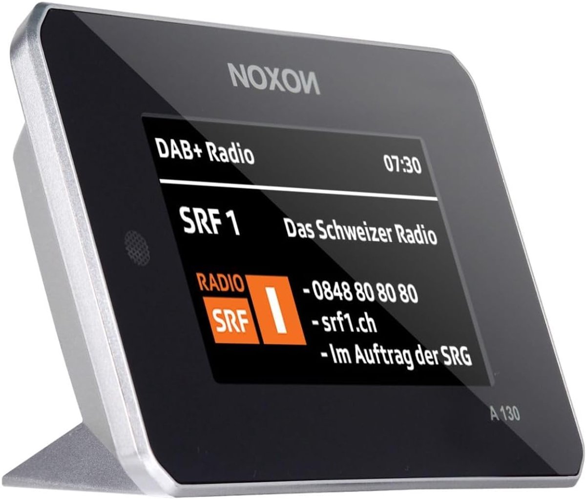 Digitale Radio Adapter - Internetradio DAB+ - Muziek Streamen - Spotify Connect Functie - 15.3x4.4x10.3 cm - Zwart Zilver