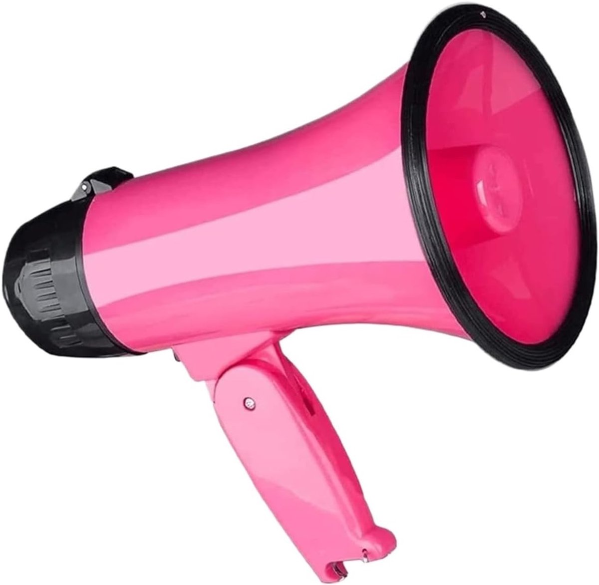 Elektrische Megafoon - Draagbare Luidspreker - Feestjes Evenementen - Met Sirene Recorder - Compact Ontwerp - Roze