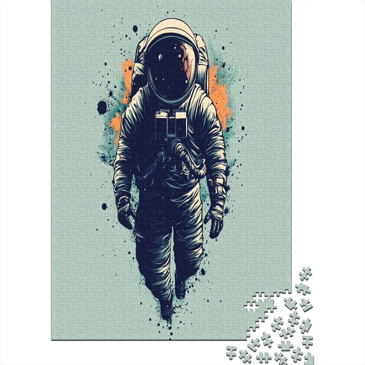 Ruimte Puzzel - 1000 Stukjes - Ontspanning Thuis - Hoge Resolutie Print - 75x50 cm