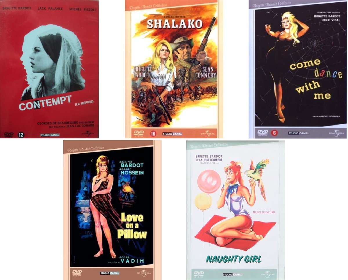 Brigitte Bardot - Screen Icons Collection 5 dvd set