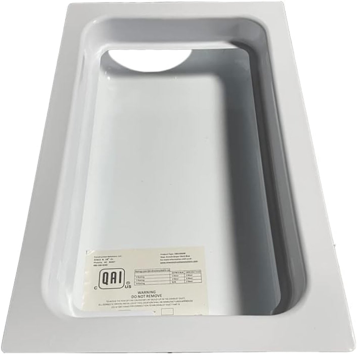 Metalen Droger Ontluchtingsbox Drogerbox Vent Box Efficiënte Droger Ventilatie Verzonken Installatie Mogelijk 2x4 Inch