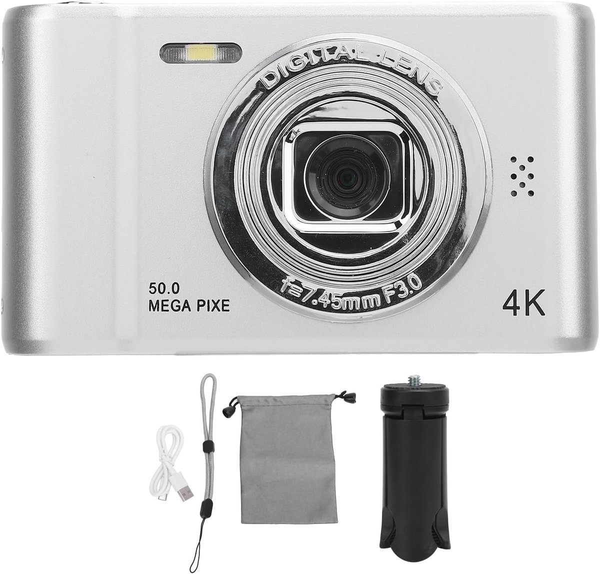Digitale Camera - Compact Camera - Thuis Schoolopname - 50MP Foto 4K Video - 24 inch Scherm