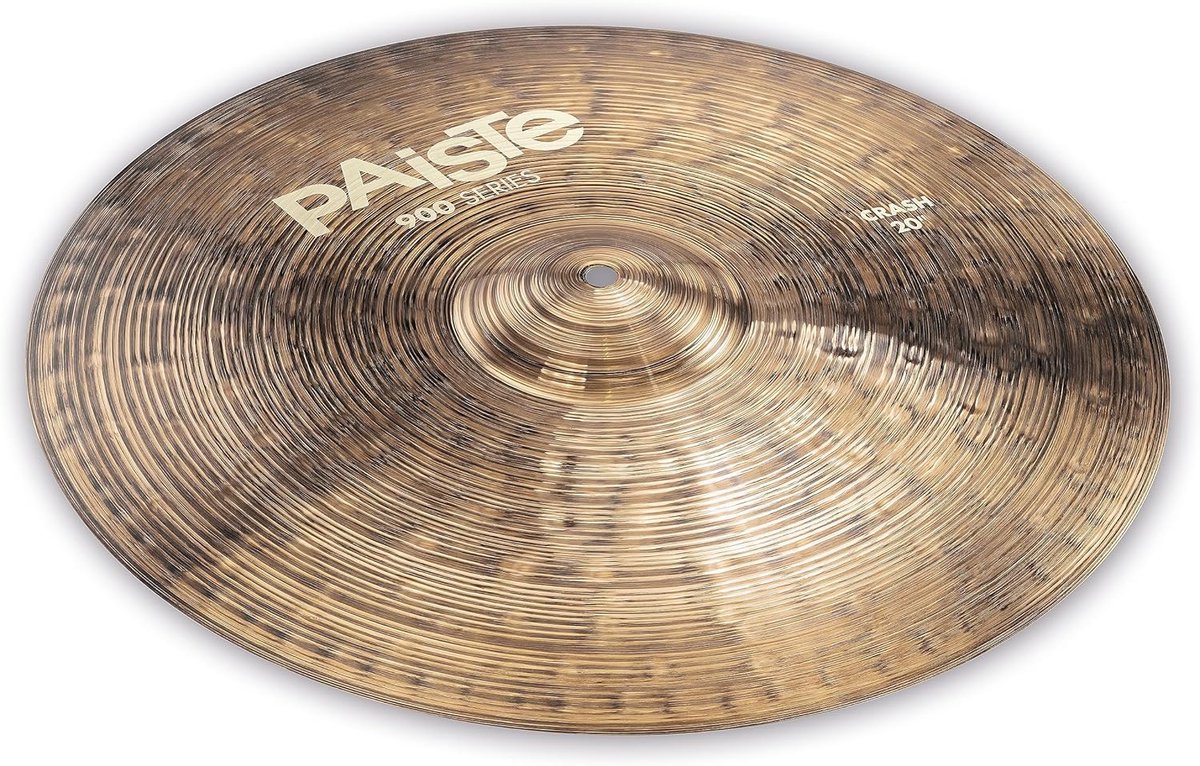 Crash Bekken - Percussie Instrument - Muziek Maken - Handgehamerd Brons - 20 Inch - Natuurlijk