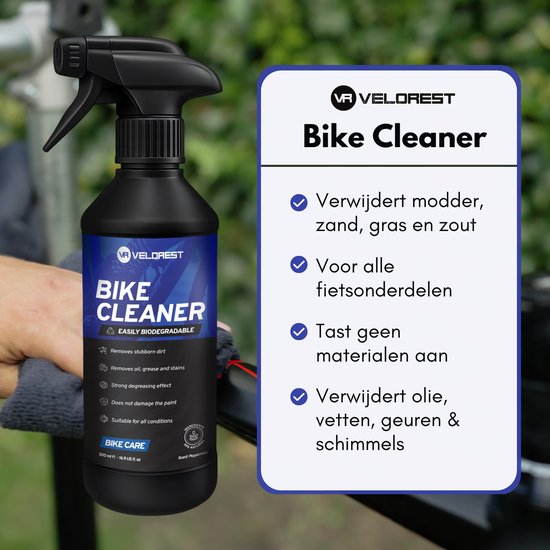 Velorest Fiets Reiniger 2X 500ML - Fiets Reiniging - Fietsreinigingsset - Bike Cleaner - Fiets Schoonmaak - Biologisch Afbreekbaar — afbeelding 2