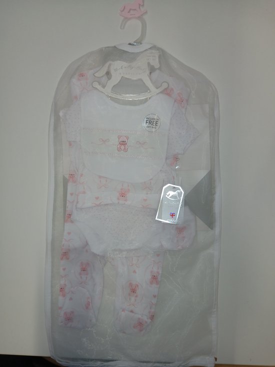 Rock a Bye Baby - kraam cadeauset baby - 5-delig - meisjes - maat 56 — afbeelding 5