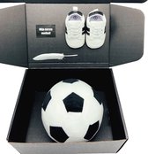 Kraamcadeau Jongen met zachte Voetbal - Baby cadeau jongen - Geboortecadeau jongen - kraamkado jongen