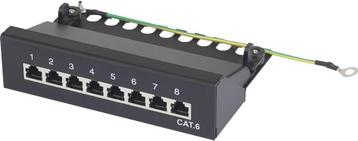 Netwerk Patchbox 8 Poorten CAT 6 Behuizing voor Muurmontage