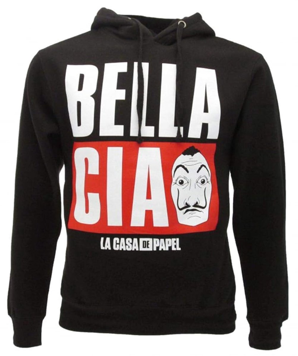 La Casa de Papel Hoodie – Trui - Sweater Heren en Dames - Netflix Merchandise – Comfortabel & Stijlvol - Unisex - Marineblauw - Maat M