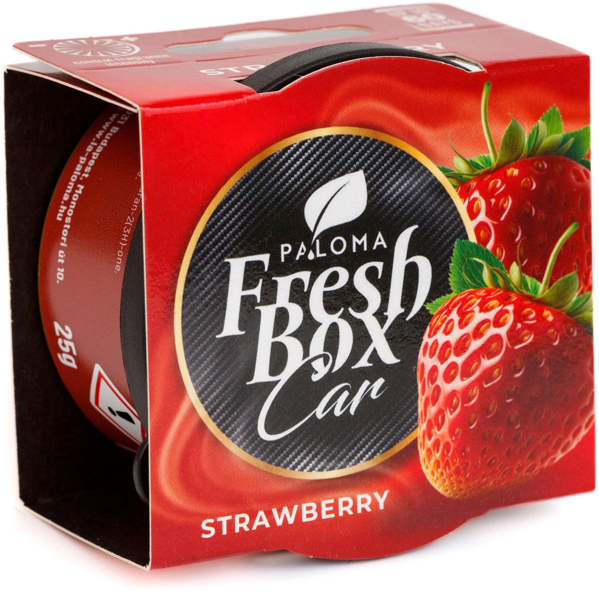 Auto Luchtverfrisser voor Bekerhouder - Paloma Fresh box - Aardbei - 25 g 1 Stuks [P20194]