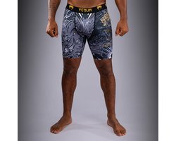 Venum Wolf Atak Vale Tudo Shorts - Zwart/Grijs | Lichtgewicht & Duurzame MMA en BJJ Compressieshort - M