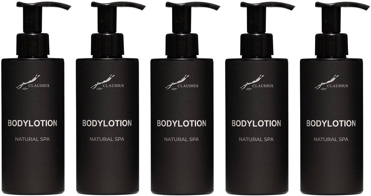 Splashbox Bodylotion Natural Spa – 300 ml – set van 5 stuks - Hydraterend & Verzorgend