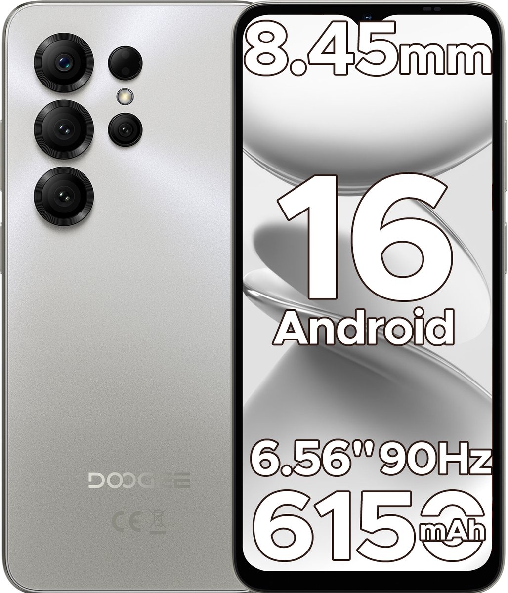 DOOGEE Note 56X - Smartphone - Android 16 - 24 GB RAM + 64 GB ROM