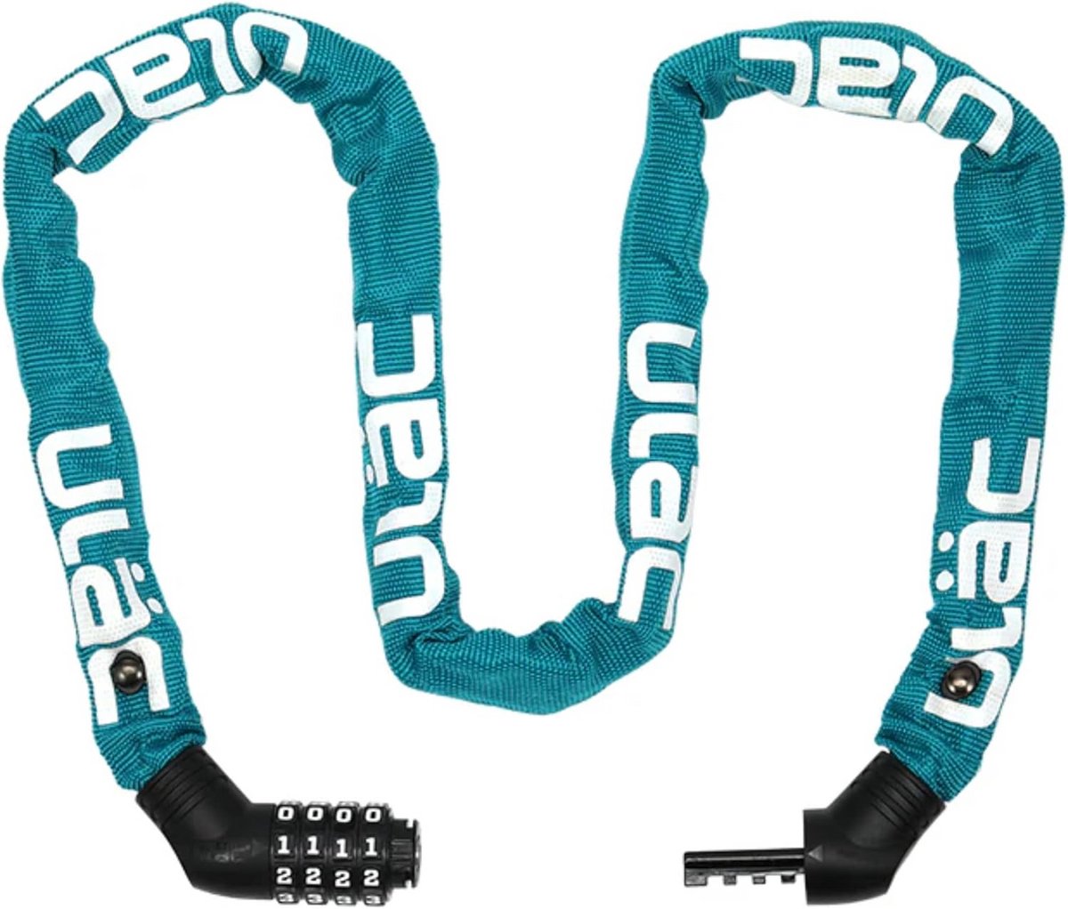 Fiets Kettingslot met 4-Cijferige Code, 100 cm, Veiligheidsslot voor Fiets en Scooter