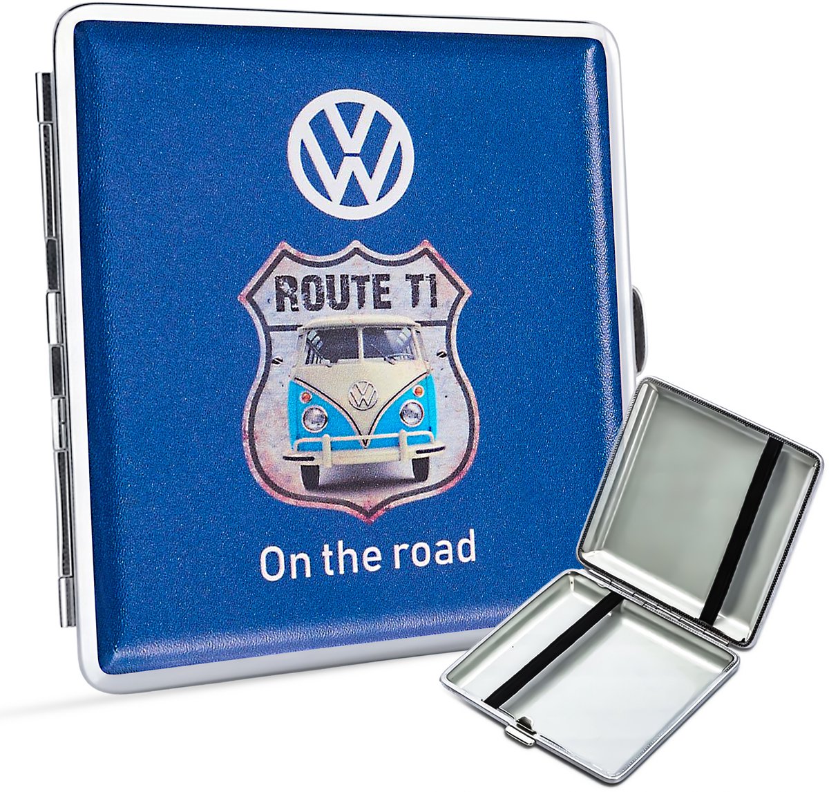 Sigarettendoosjes Volkswagen On The Road - Blauw - Metaal -20Sigaretten