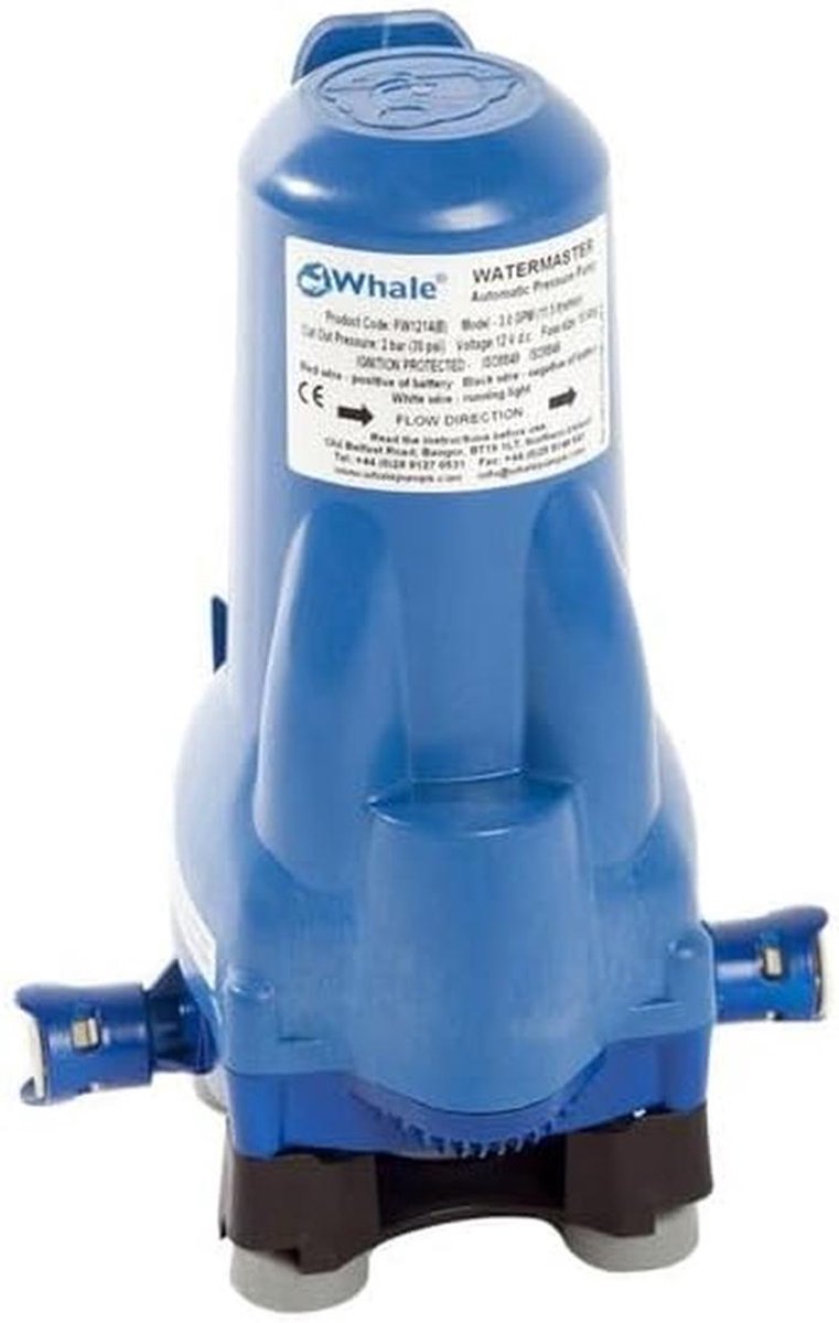Waterpomp - Fonteinpomp Drinkwater - Watersysteem Vullen - Zelfaanzuigend Drogen - 8 LPM 12V - Zwart