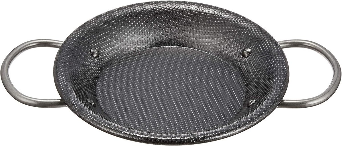 Paella Pan van Ijzer met Handvatten 18 cm