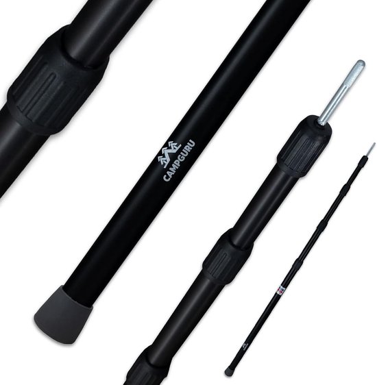 Lichte Aluminium Tarp Stok Telescopisch 250 cm voor Tenten en Luifels — afbeelding 4