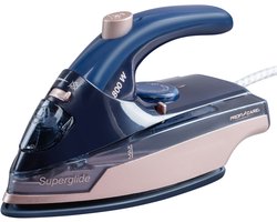 ProfiCare DB 3125 - Reisstrijkijzer - Compacte strijkijzer - Stoomfunctie - Blauw, Rose gold -800W