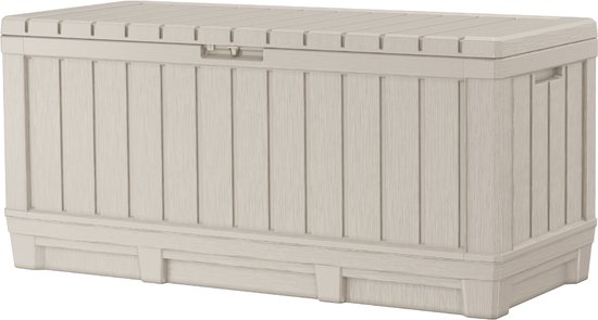 Keter Kentwood Opbergbox - 350L - 128x53.6x59 cm - Beige