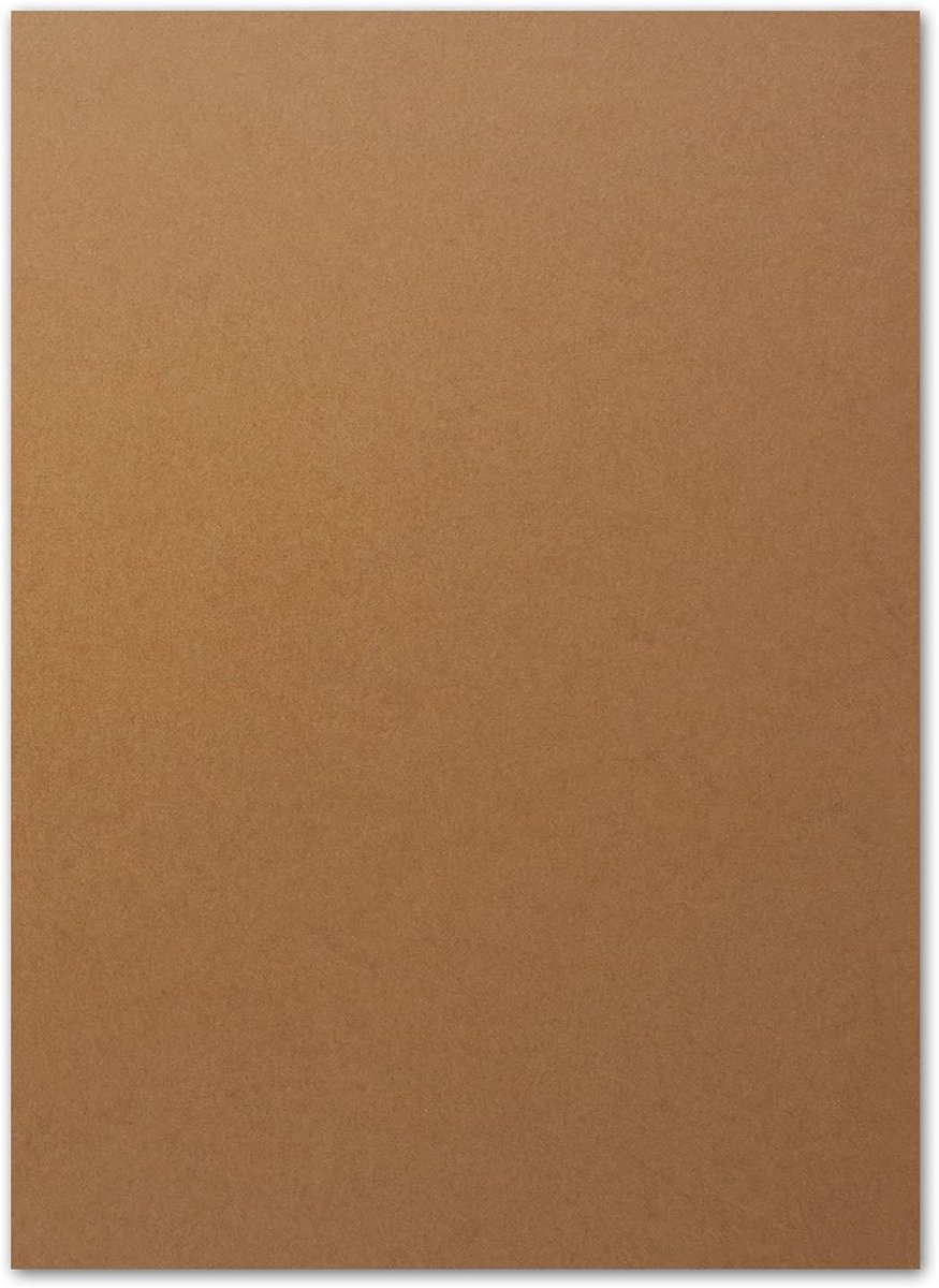 250 Vel Kastanjebruin Gekleurd Papier DIN A4 110 g/m² Knutsel- en Briefpapier