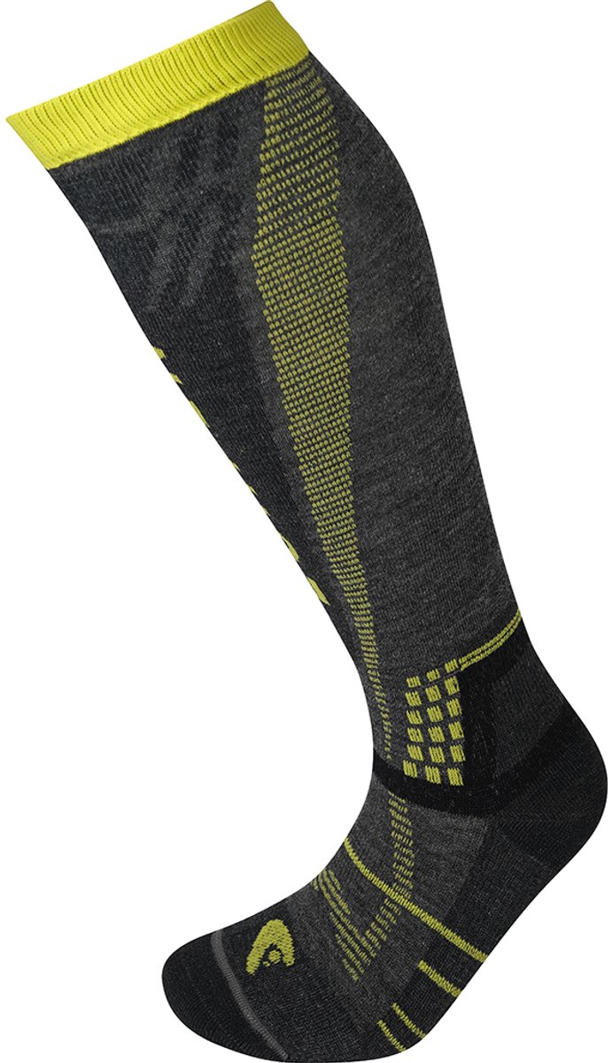 Dames skisokken Ternua S3wlc Ski Light Eco Zwart