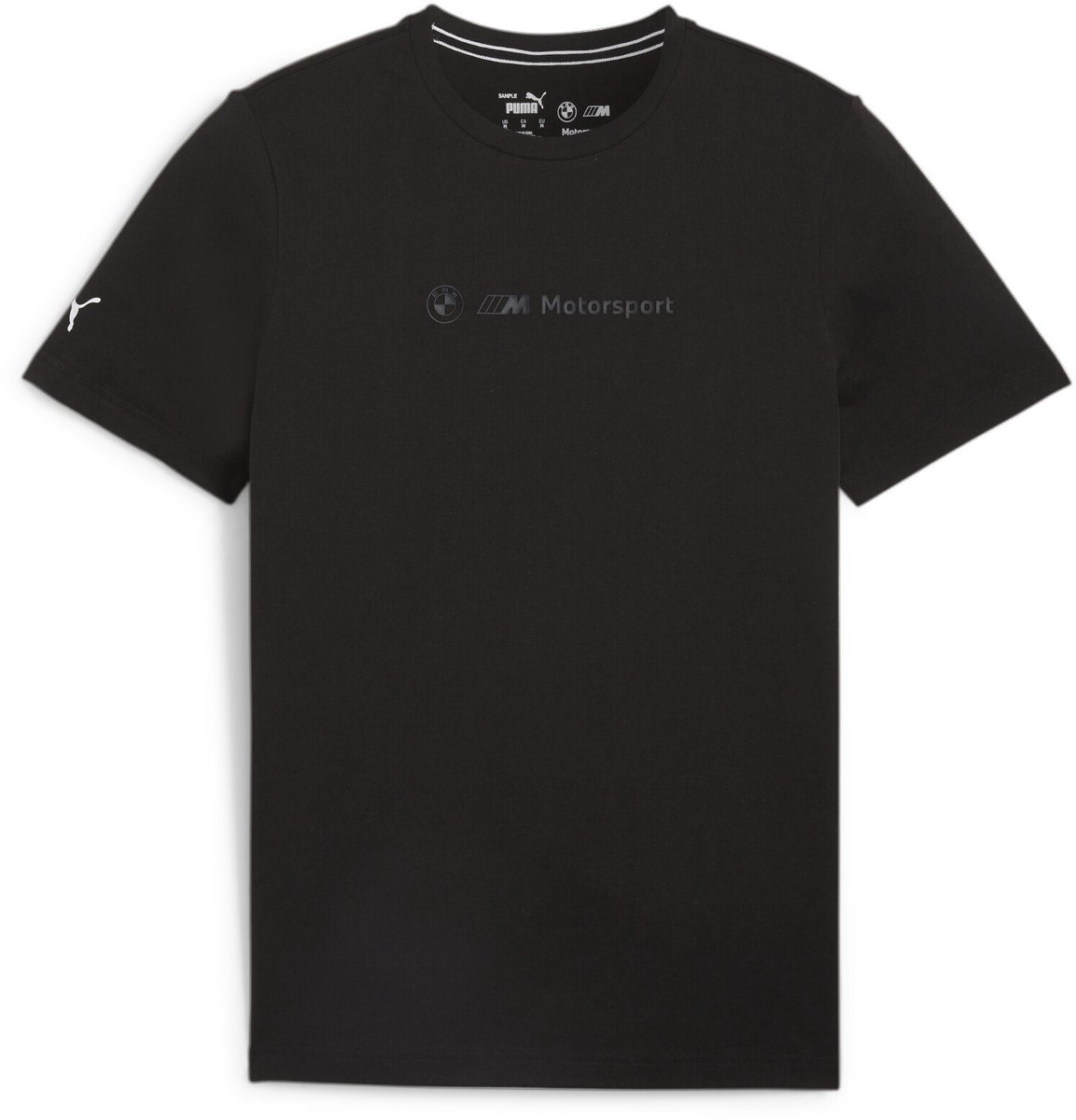 T-shirt met logo Puma BMW MMS Graphic Zwart