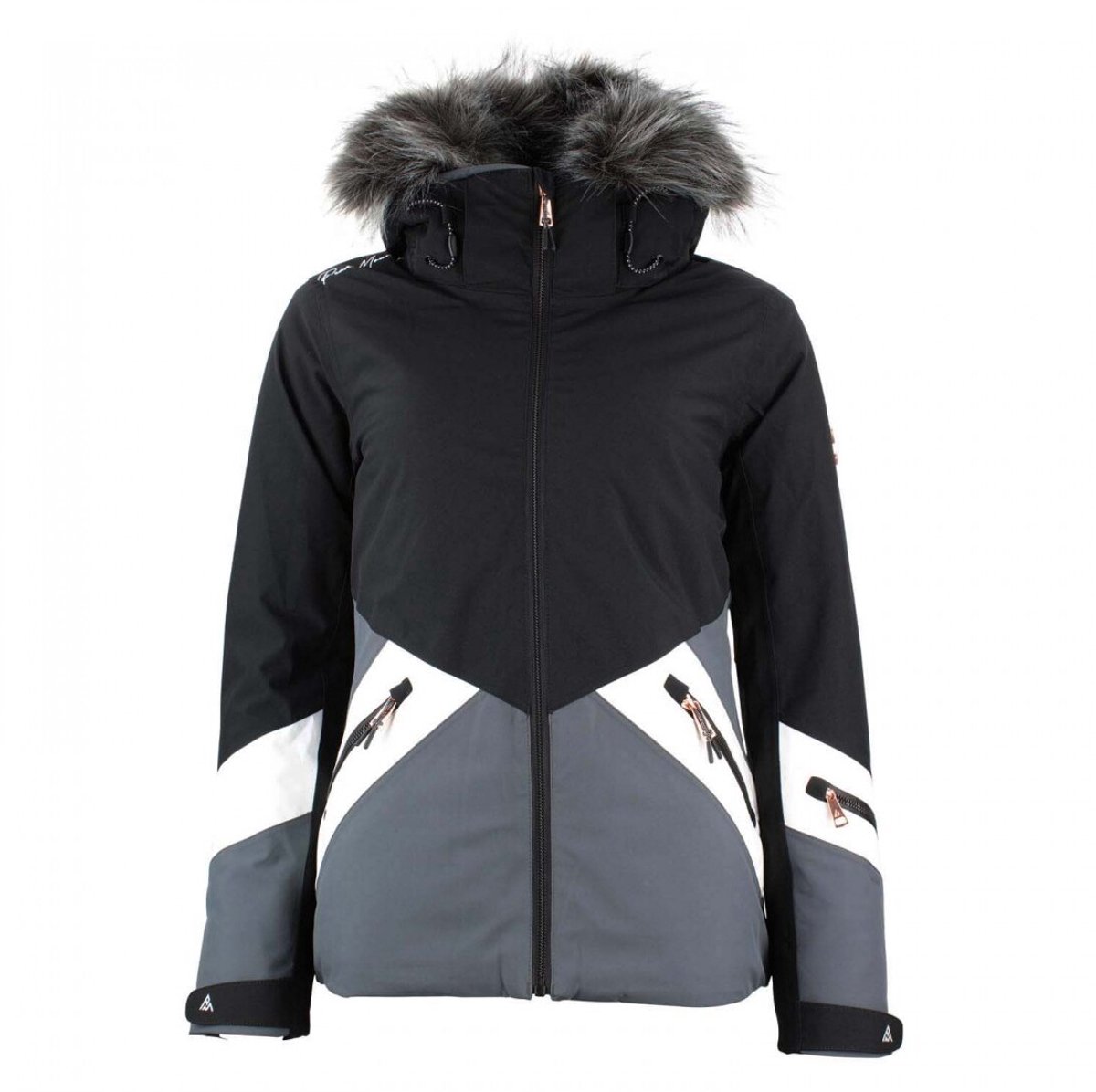 Dames ski jas Peak Mountain Anita Zwart