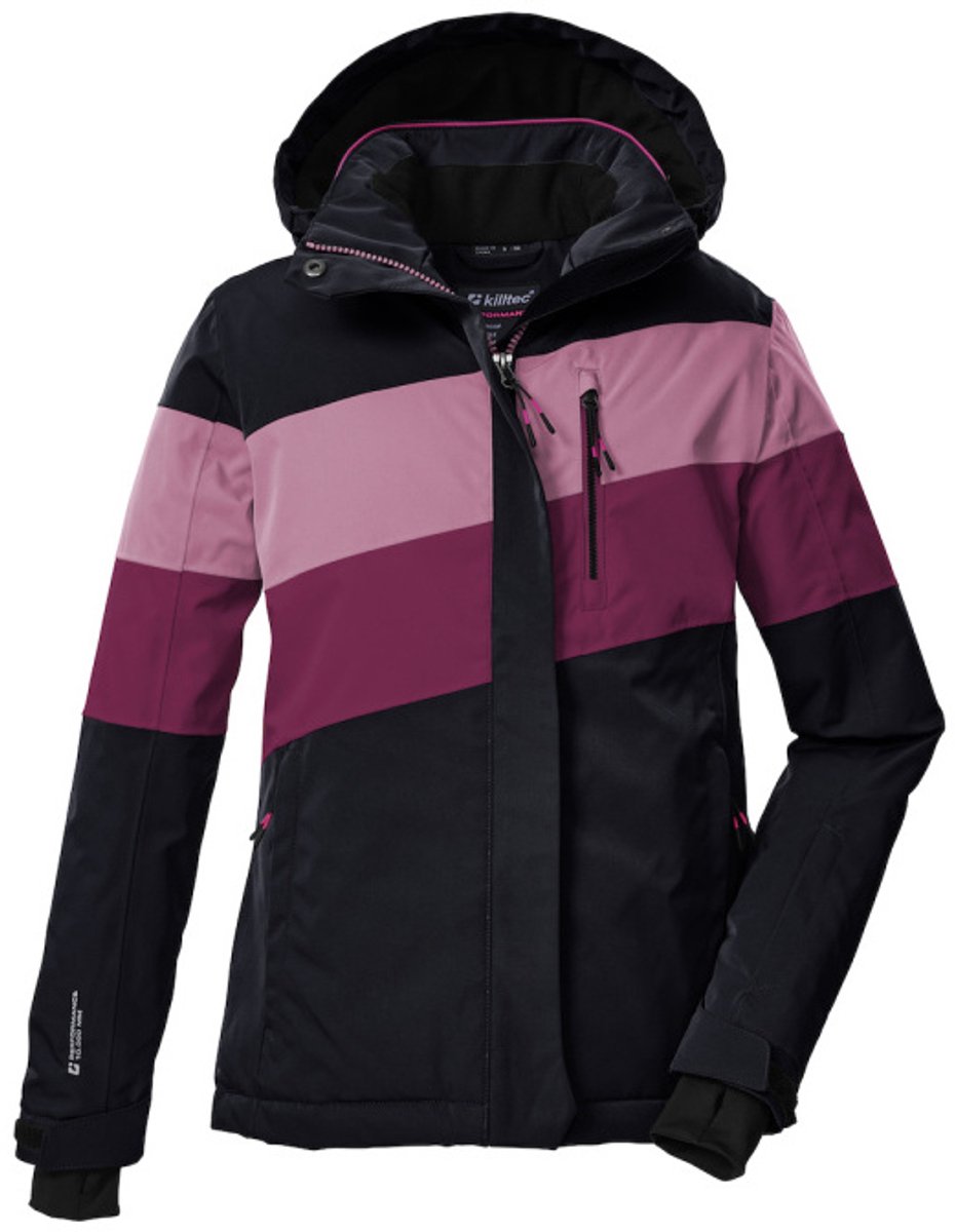 Meisjes skijas met capuchon Killtec KSW 197 Zwart