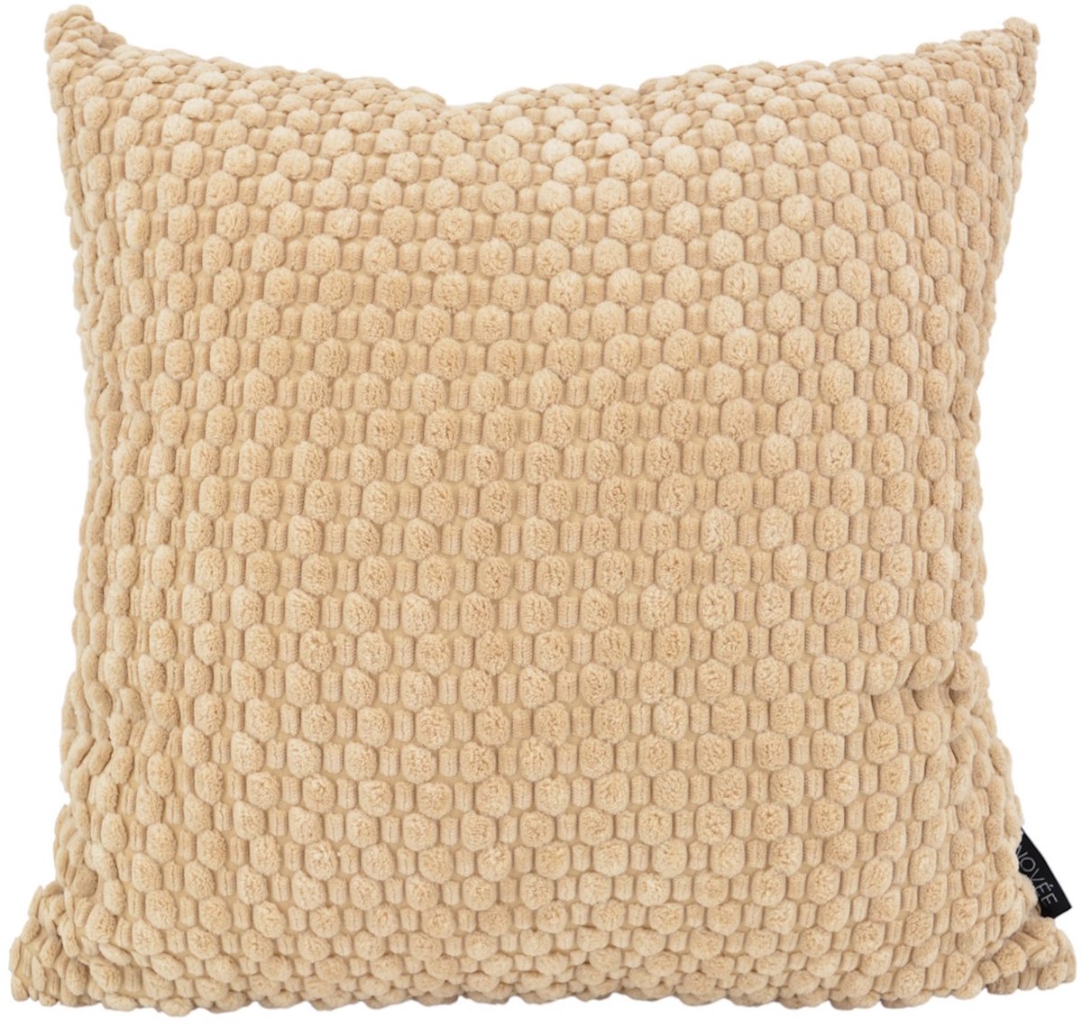 NOVÉE Corduroy Knit Beige Kussenhoes | 45 x 45 cm | Ribfluweel / Polyester