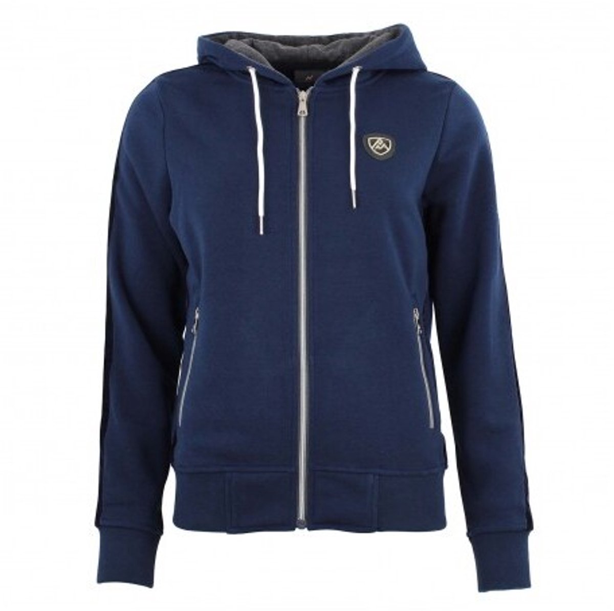 Dames fleece sweater met capuchon Peak Mountain Alice Blauw