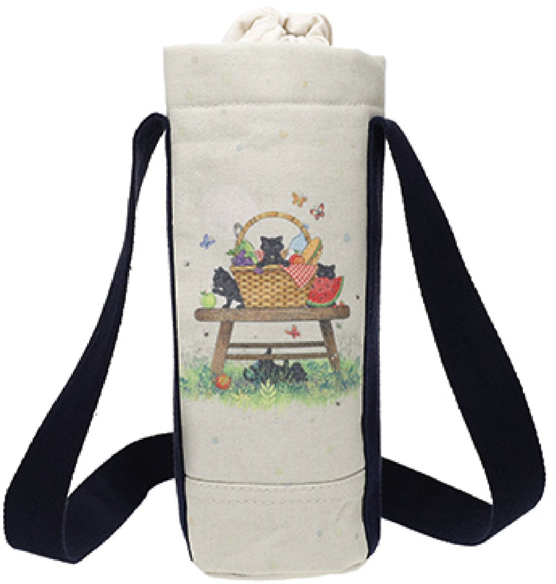 Geïsoleerde flessenhoes Kiub Bug Art Chatons