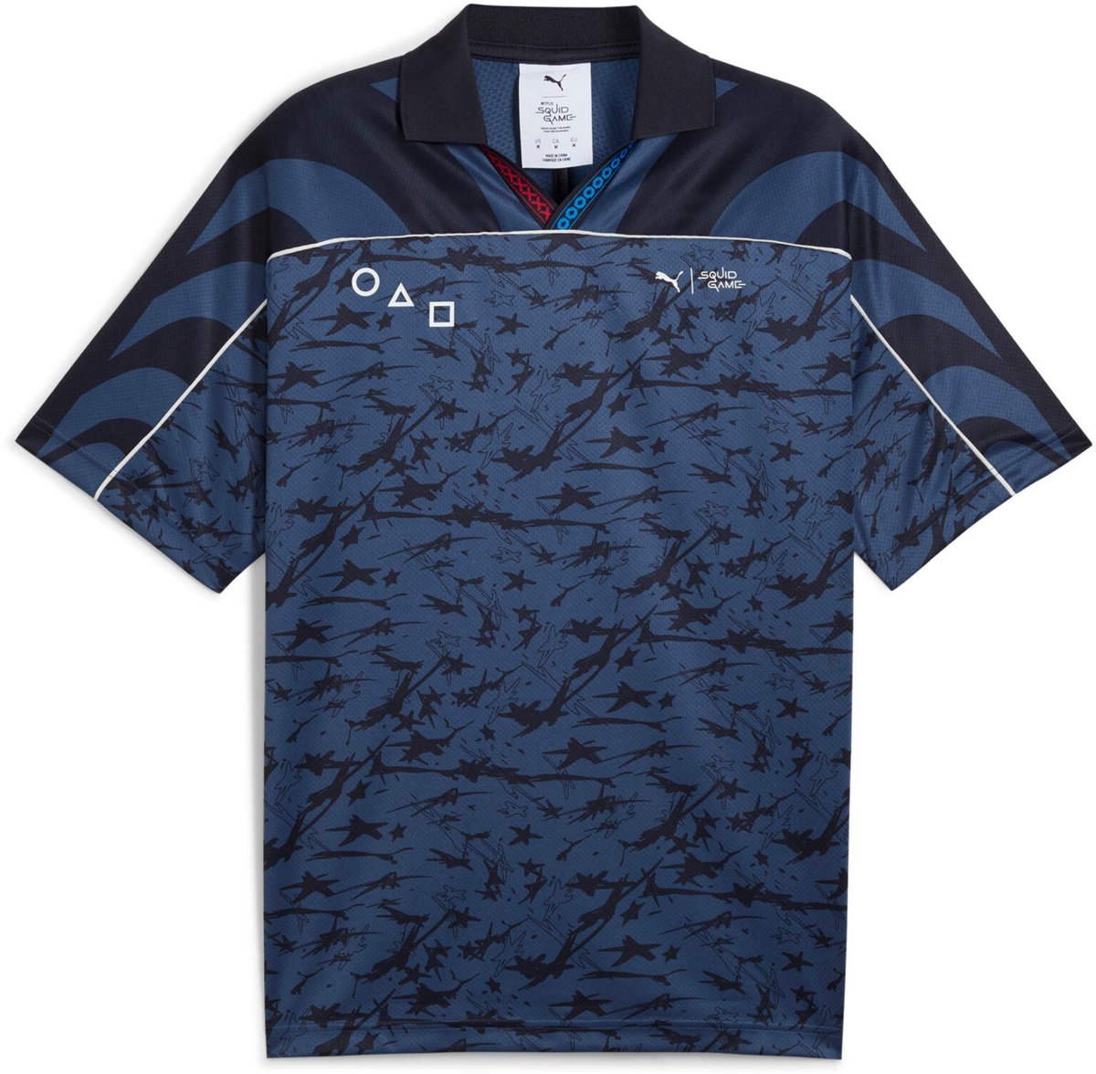PUMA T-SHIRT X SQUID GAME AOP RELAXED 63070716 r L Blauw